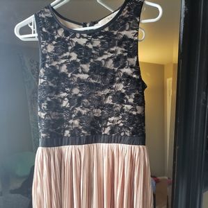 Lace & Silk Flow Dress